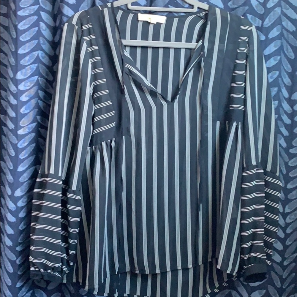 ❕Anthropologie Blue Striped Dress Shirt ❕